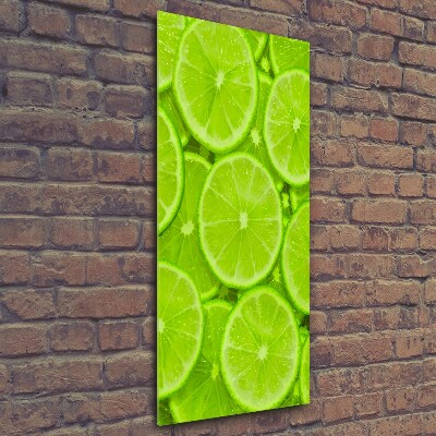 Glasbild vertikales Limes