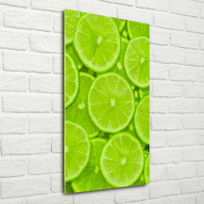 Glasbild vertikales Limes