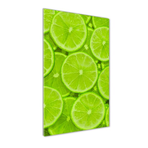 Glasbild vertikales Limes