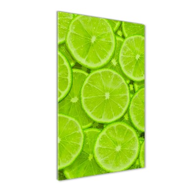 Glasbild vertikales Limes