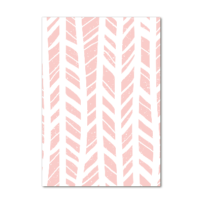 Foto auf glas vertikales Fischgrätmuster