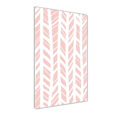 Foto auf glas vertikales Fischgrätmuster