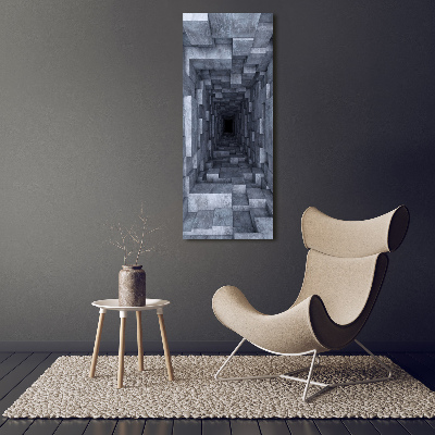 Foto auf glas vertikales Tunnel