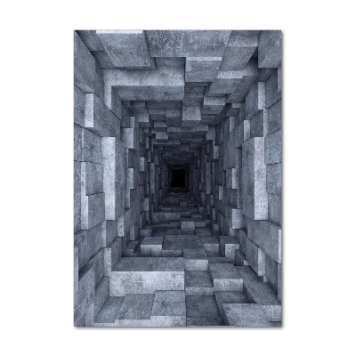 Foto auf glas vertikales Tunnel