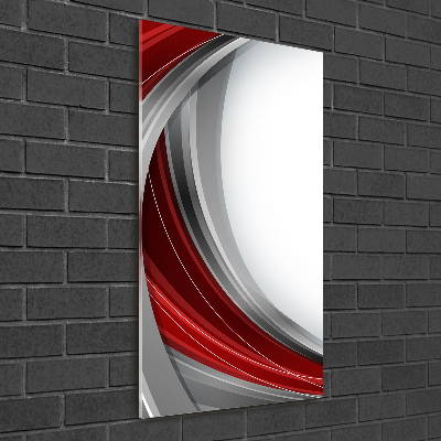 Bild aus glas vertikales Wellen im Hintergrund