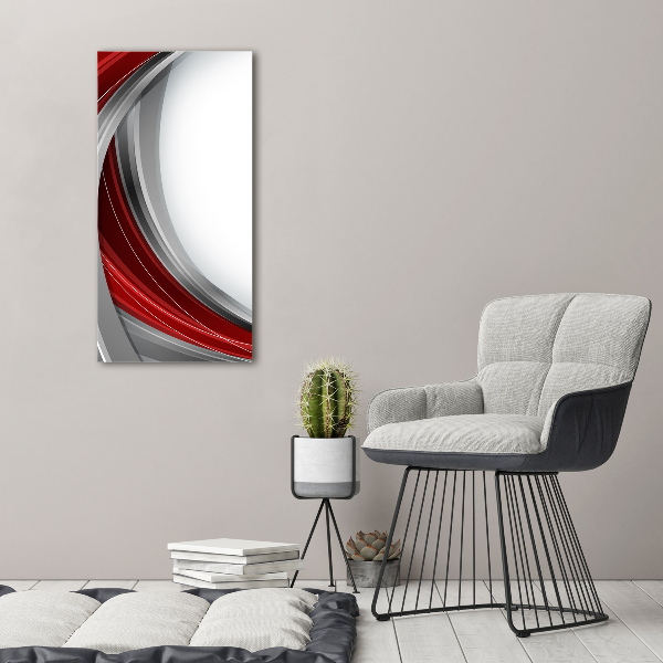 Bild aus glas vertikales Wellen im Hintergrund