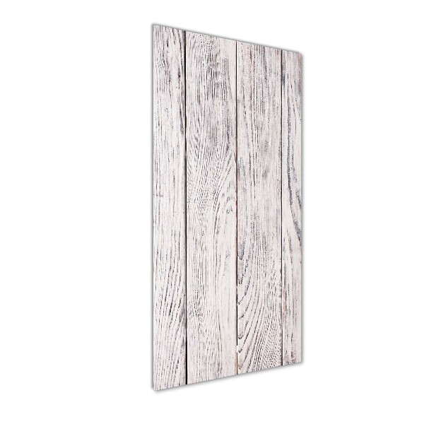 Bild aus glas vertikales Holzwand