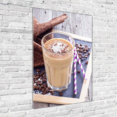 Foto auf glas vertikales Schokoladencocktail