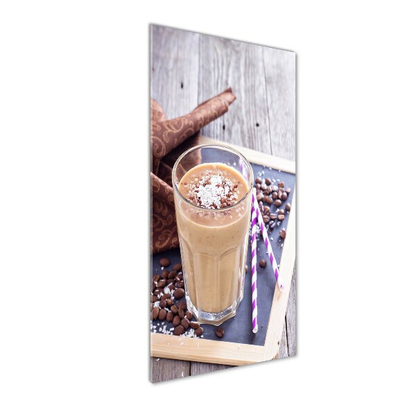Foto auf glas vertikales Schokoladencocktail