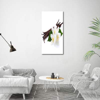 Foto auf glas vertikales Jasmin und Vanille