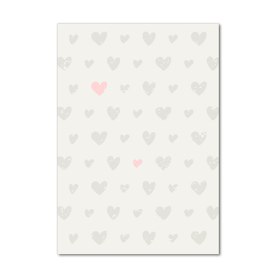 Foto auf glas vertikales Herz-Hintergrund