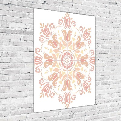 Bild aus glas vertikales Orientalisches Muster