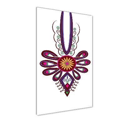 Foto auf glas vertikales Polnisches Volksmuster