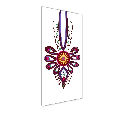 Foto auf glas vertikales Polnisches Volksmuster