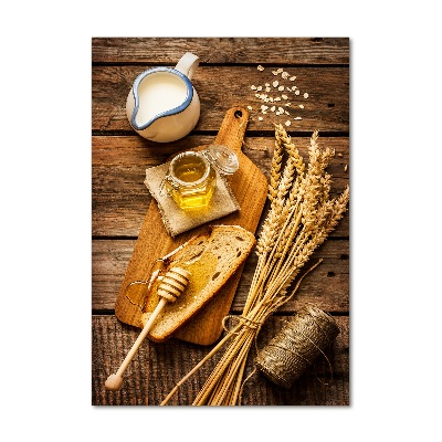 Bild aus glas vertikales Frühstück