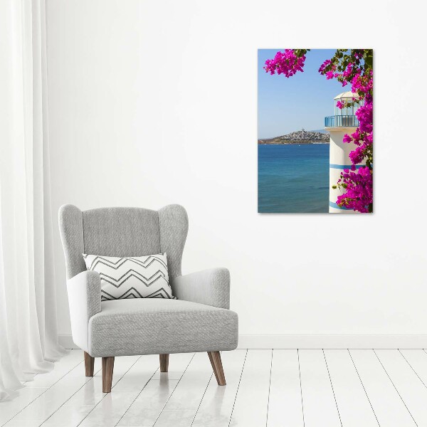 Foto auf glas vertikales Leuchtturm