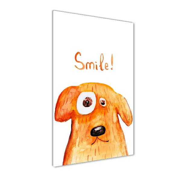 Foto auf glas vertikales Hund