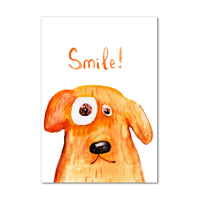 Foto auf glas vertikales Hund