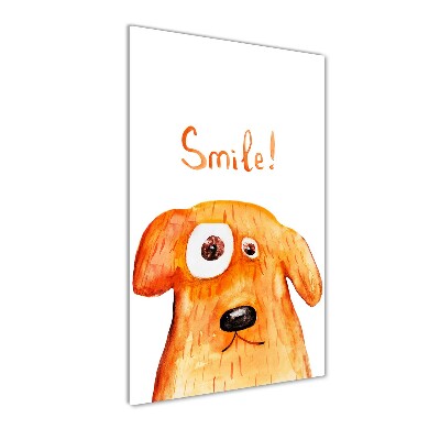 Foto auf glas vertikales Hund