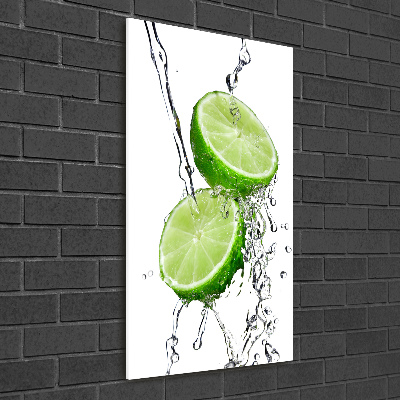 Foto auf glas vertikales Kalk