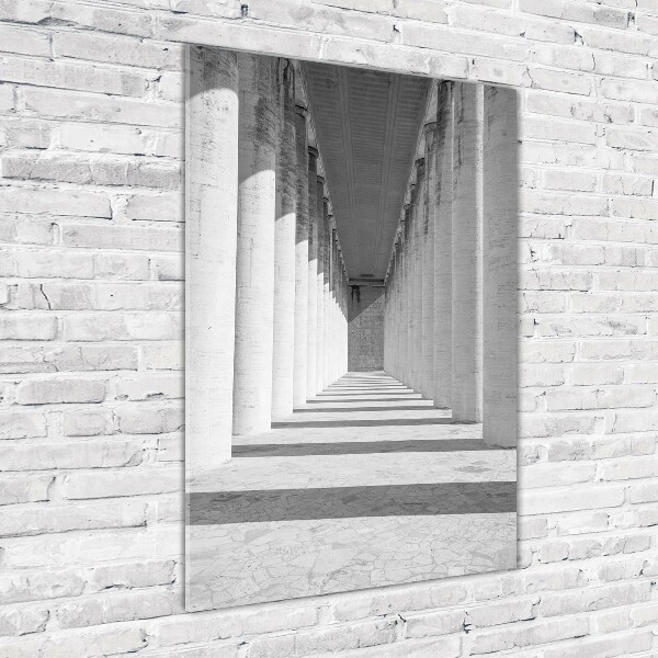 Foto auf glas vertikales Korridor