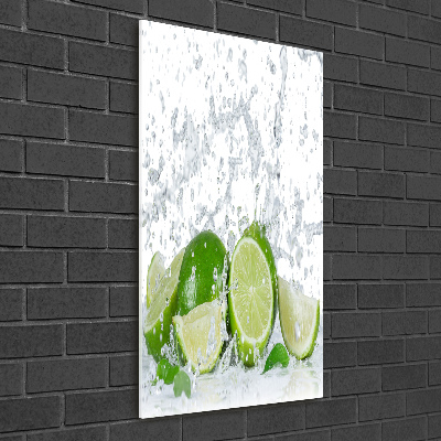 Foto auf glas vertikales Kalk