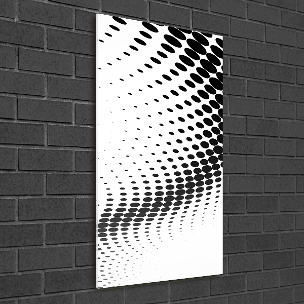 Glasbild vertikales Geometrischer Hintergrund