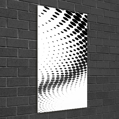 Glasbild vertikales Geometrischer Hintergrund