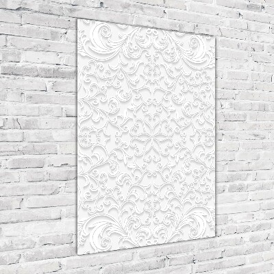 Bild aus glas vertikales Ornamente