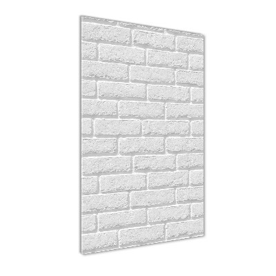 Foto auf glas vertikales Ziegelmauer