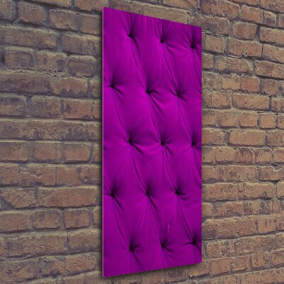 Foto auf glas vertikales Samtwand