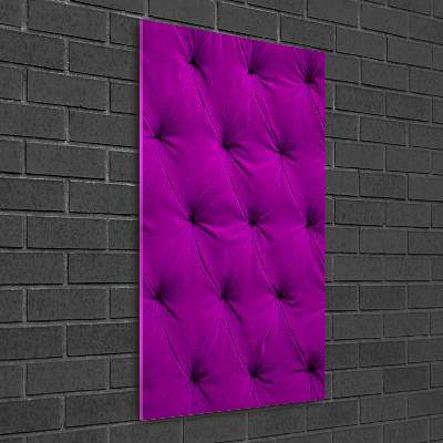 Foto auf glas vertikales Samtwand