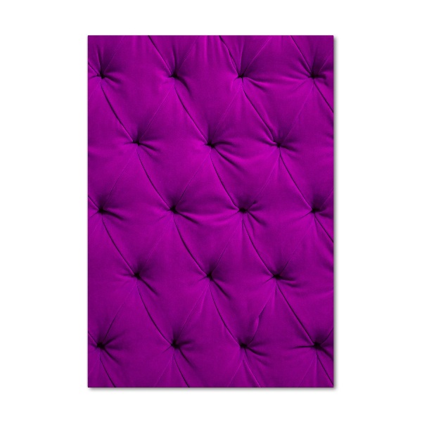 Foto auf glas vertikales Samtwand