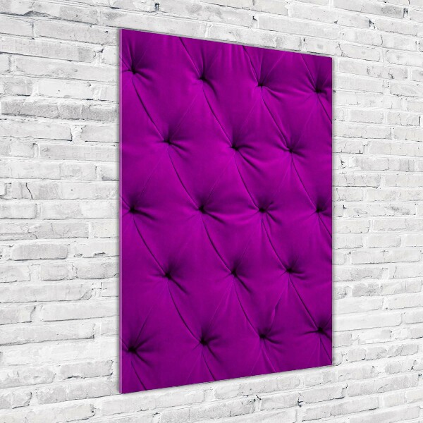 Foto auf glas vertikales Samtwand