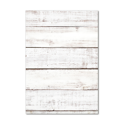 Glasbild vertikales Holzwand
