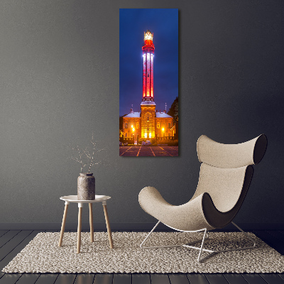 Glasbild vertikales Niechorze, Polen