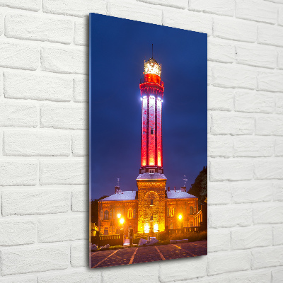 Glasbild vertikales Niechorze, Polen