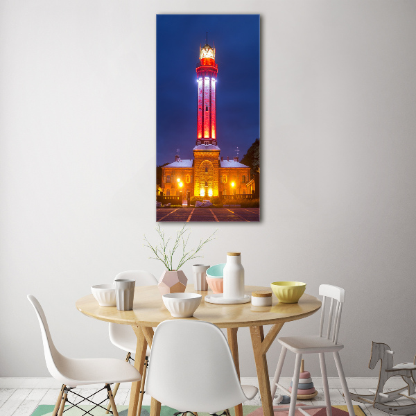 Glasbild vertikales Niechorze, Polen