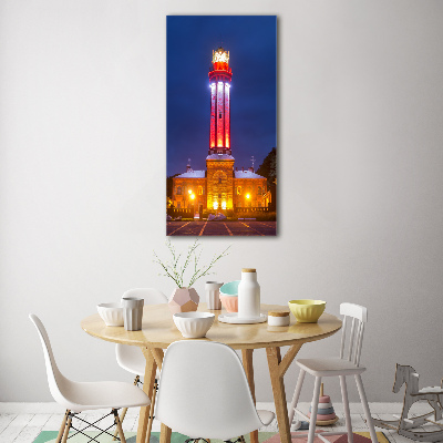 Glasbild vertikales Niechorze, Polen