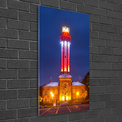 Glasbild vertikales Niechorze, Polen