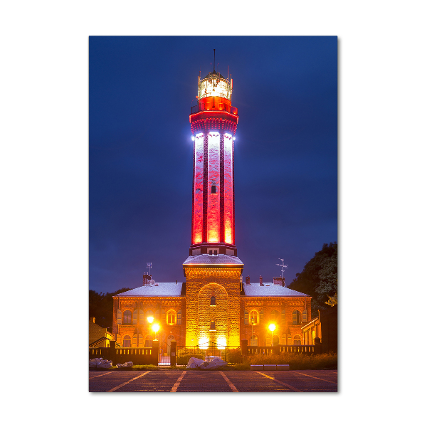 Glasbild vertikales Niechorze, Polen