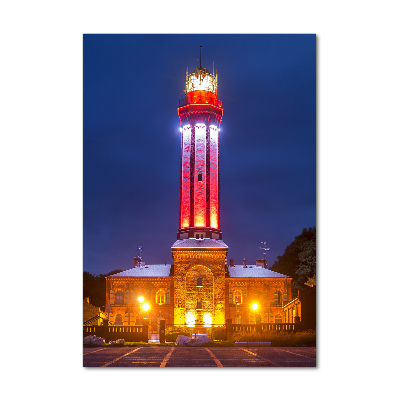 Glasbild vertikales Niechorze, Polen