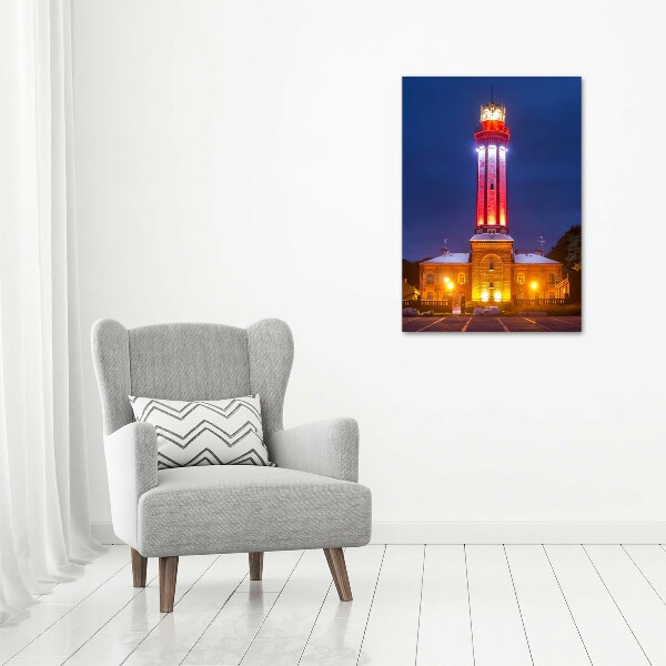 Glasbild vertikales Niechorze, Polen