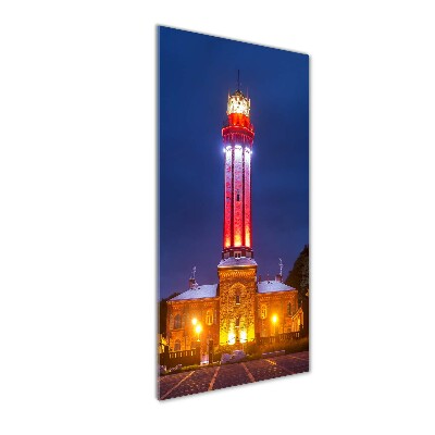 Glasbild vertikales Niechorze, Polen