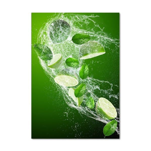 Bild aus glas vertikales Limes