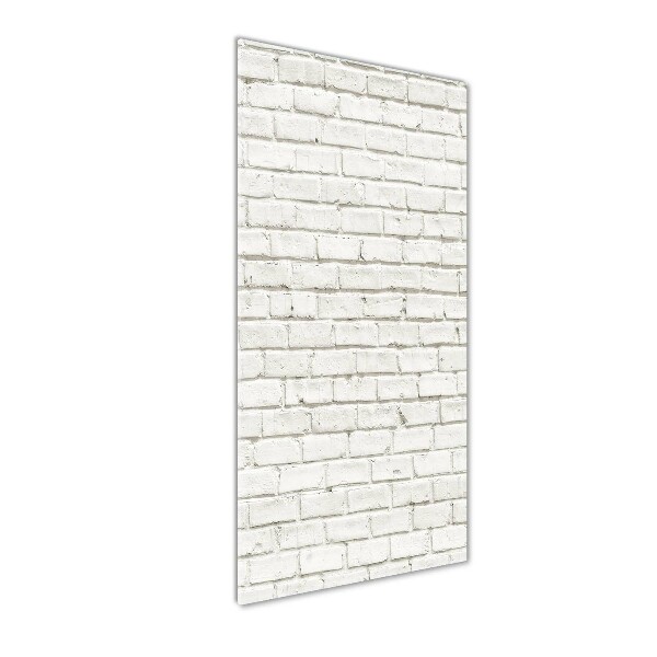 Foto auf glas vertikales Ziegelmauer