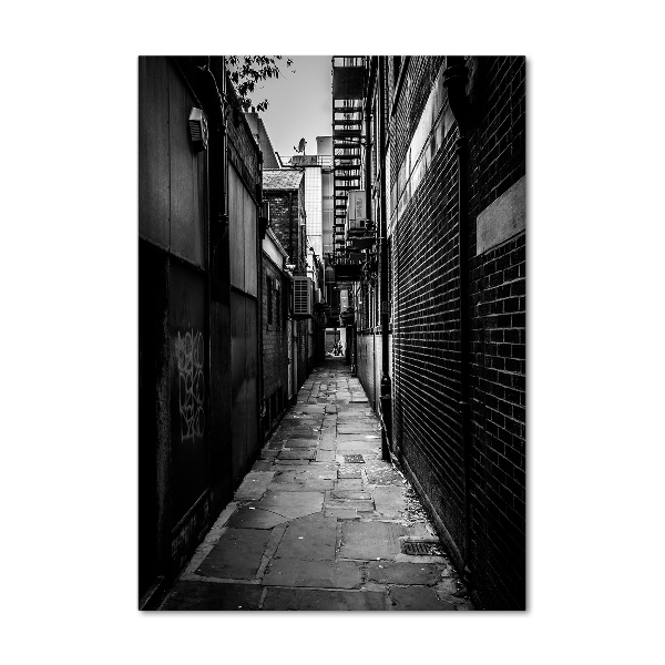 Bild aus glas vertikales Stadtstraßen