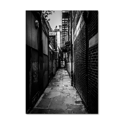 Bild aus glas vertikales Stadtstraßen