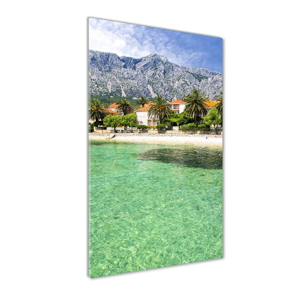 Foto auf glas vertikales Strand in Kroatien