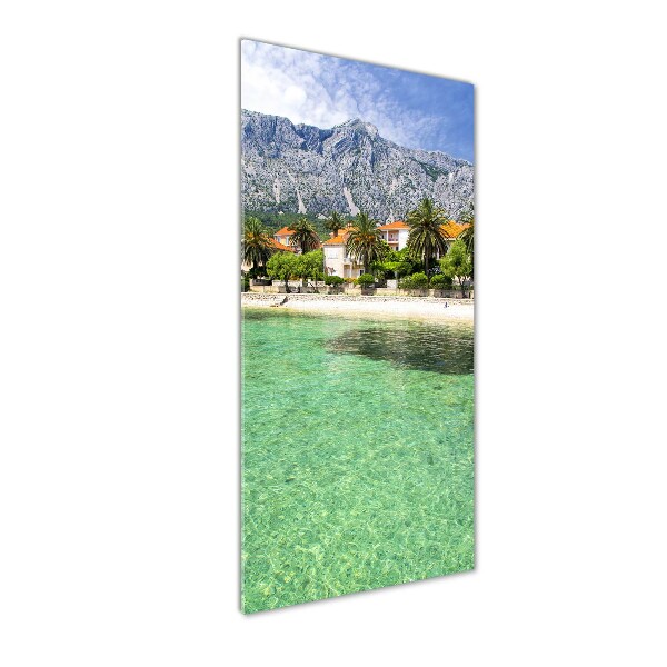 Foto auf glas vertikales Strand in Kroatien